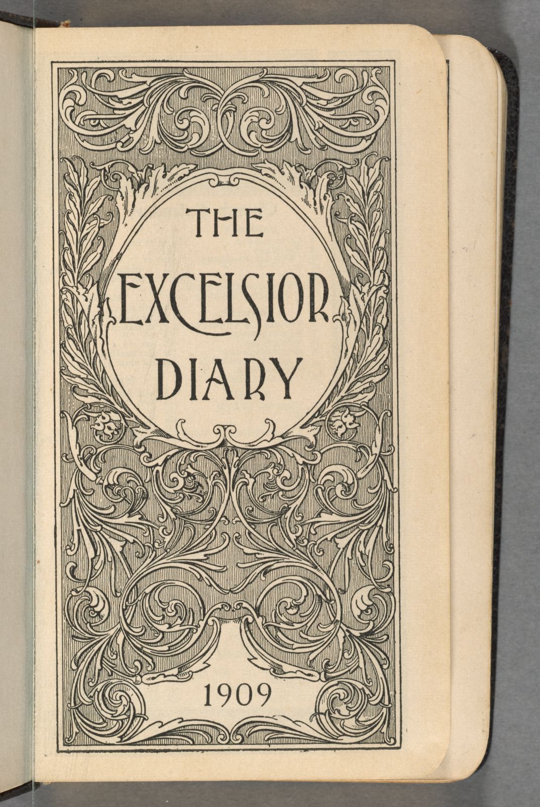 Title Page of The Excelsior Diary for 1909